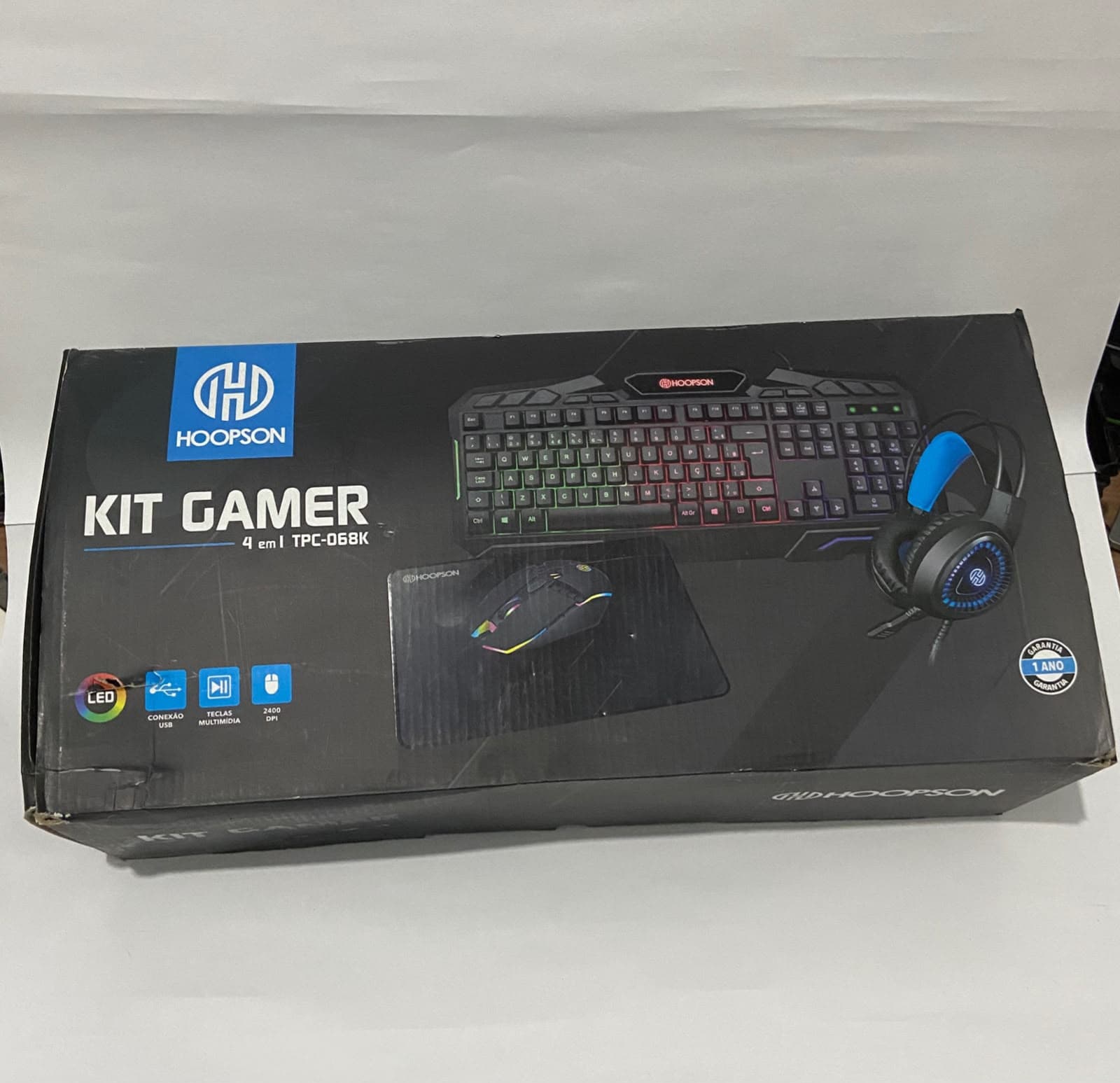 Kit Gamer Hoopson 4 em 1 TPC-068K — foto 1 de 6