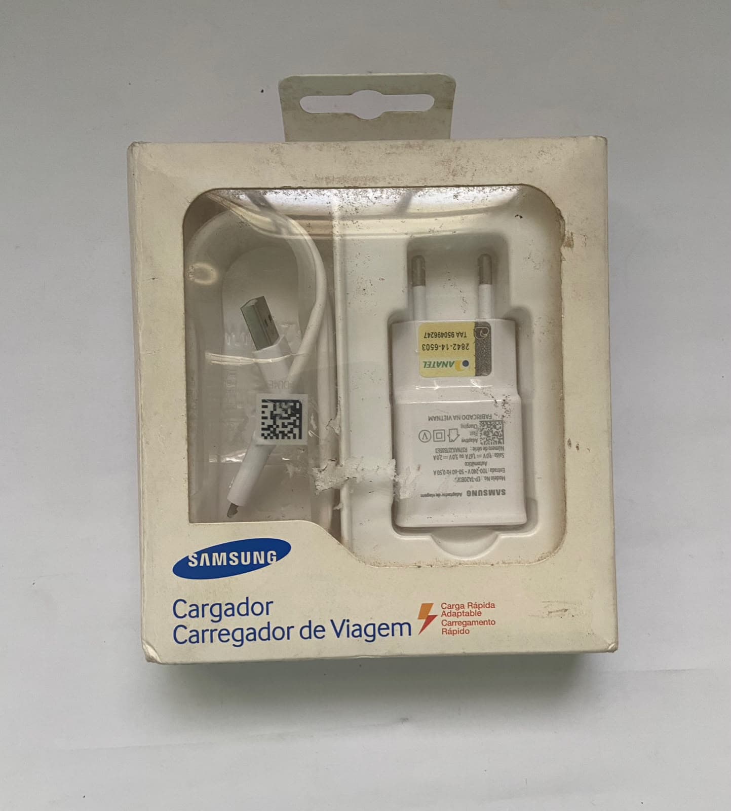 Carregador Samsung Original Micro USB Carga Rápida Adaptive Fast Charging — foto 1 de 3